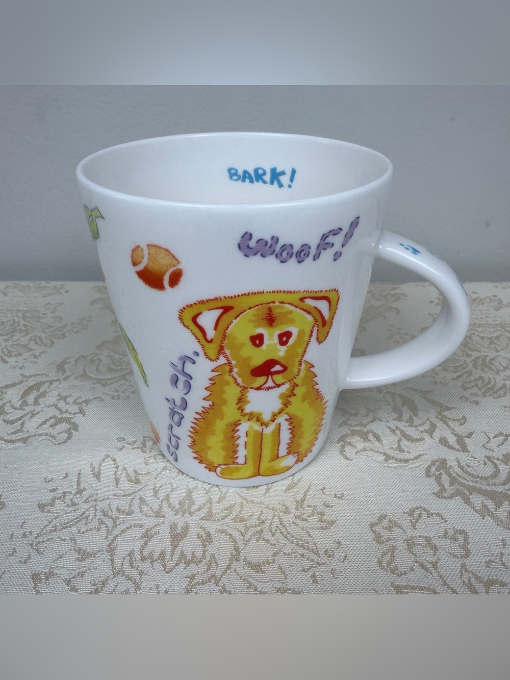 Cardew Design Dog and Cat Themed Bone China Mug, Paul Cardew, England